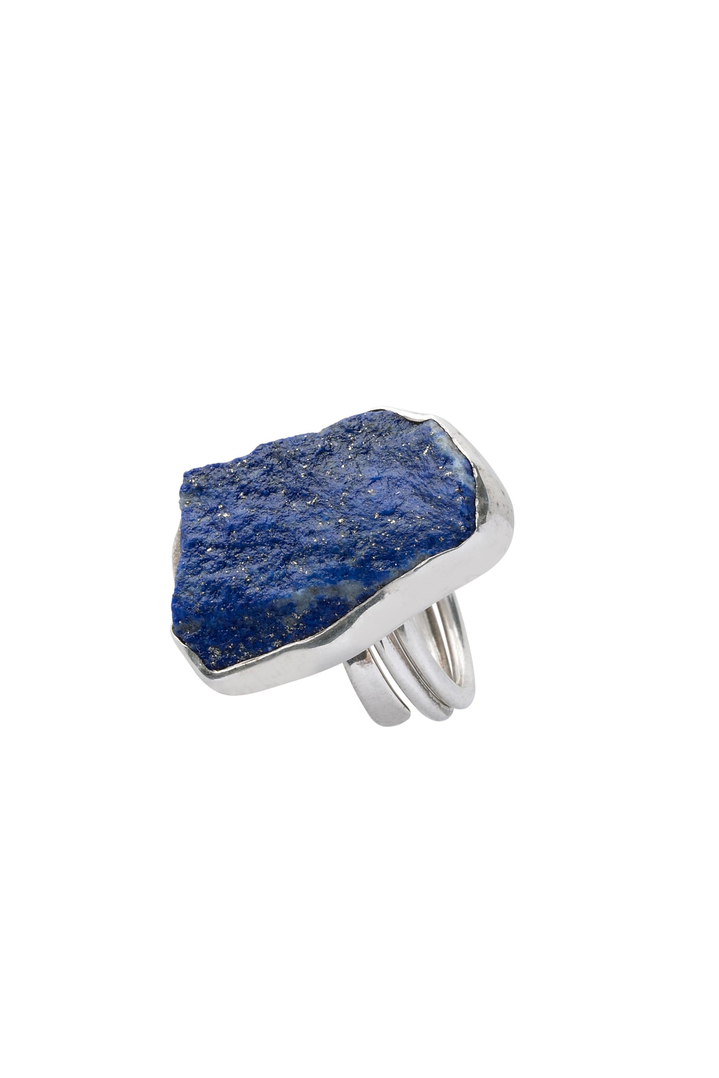 Silver 925 ring with lapis lazuli