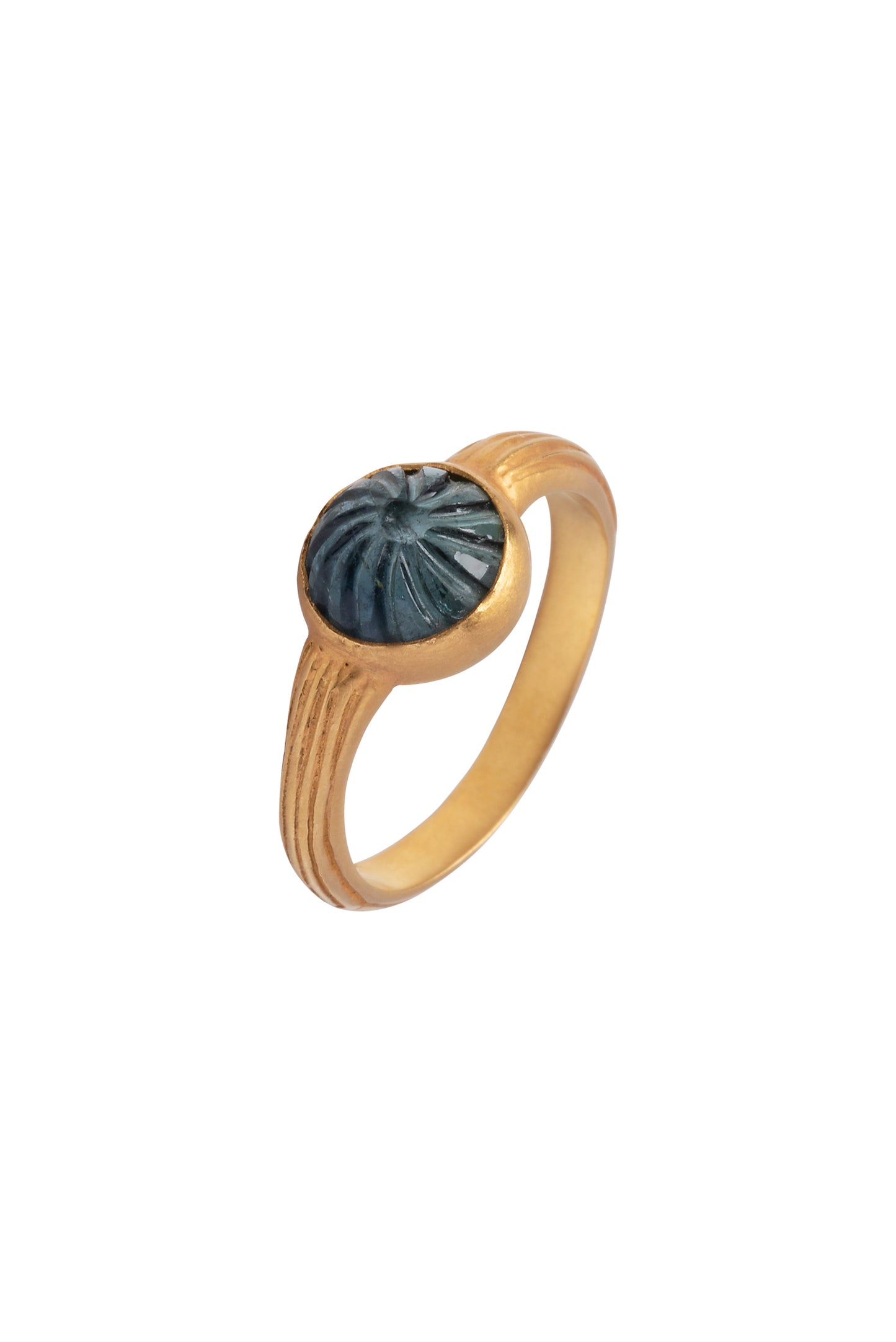 Gold 18K ring with tourmaline