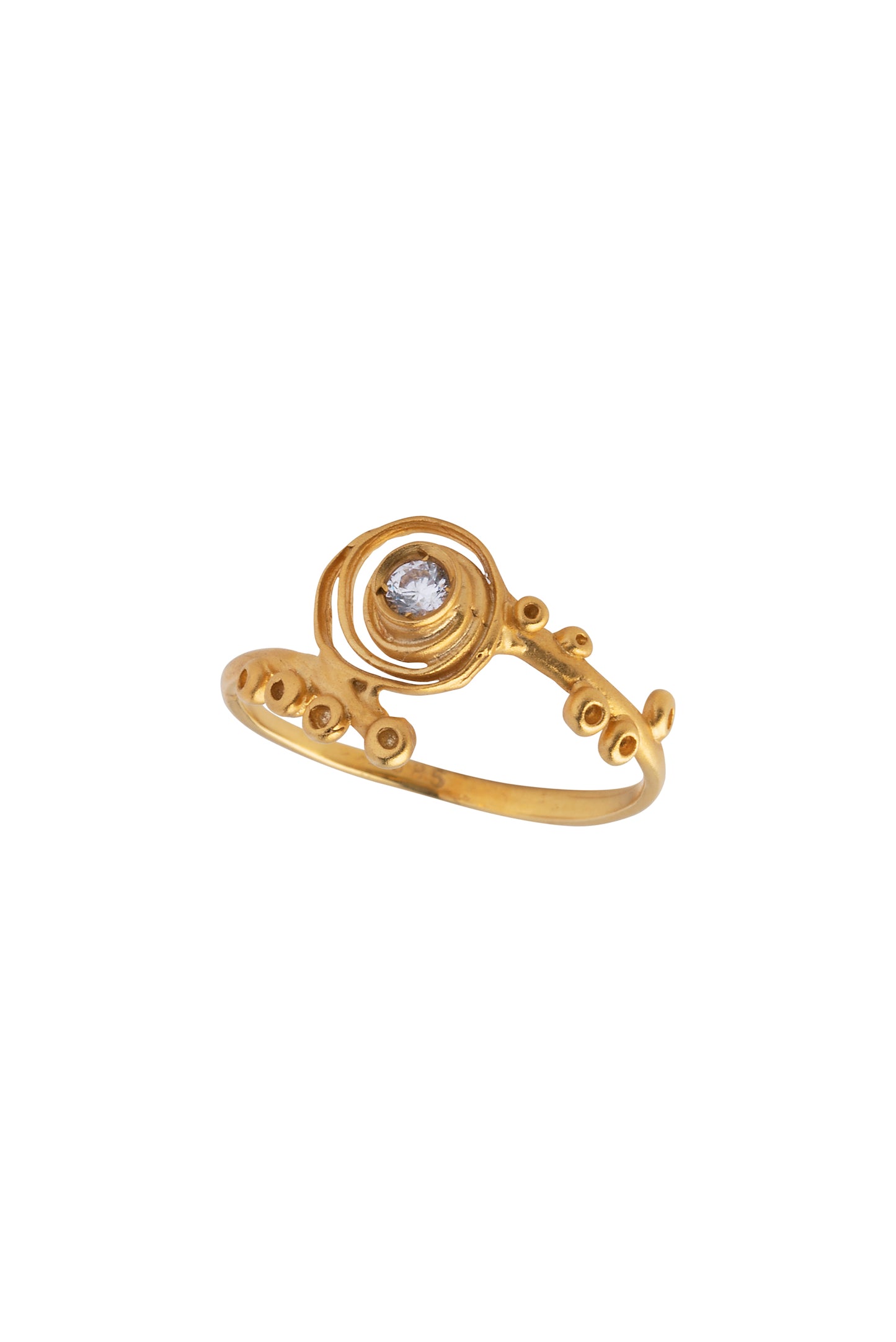 Gold 14K ring with diamond