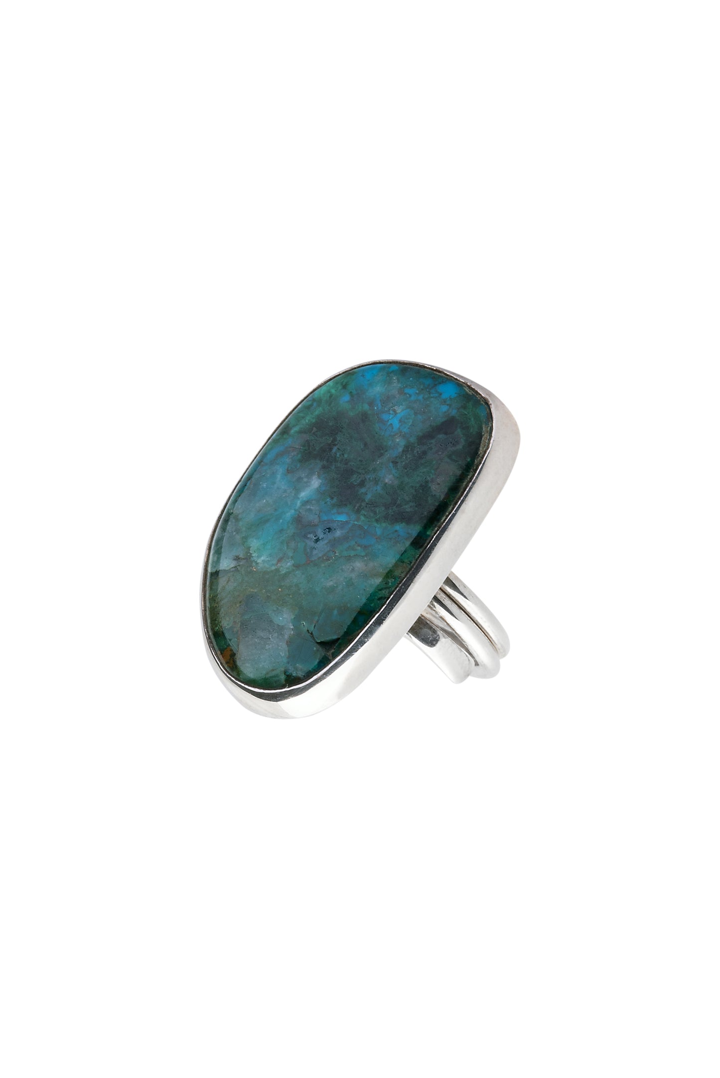 Silver 925 ring with zoisite